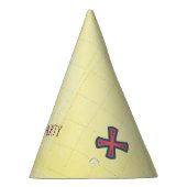 Pirate Party Treasure Map Feesthoedjes (Rechts)