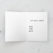 Pirate Party-uitnodigingskaart (Binnen)