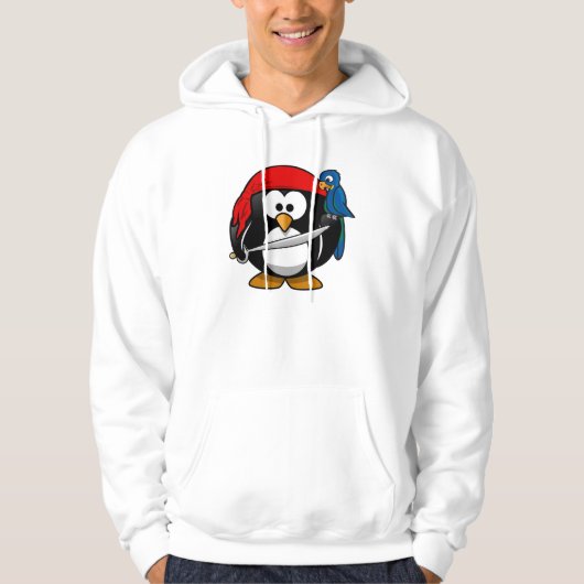 Pirate Penguin Hoodie (Voorkant)