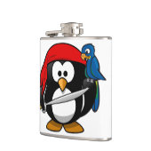 Pirate Penguin met een Red Bandanna en een Parrot Heupfles (Links)