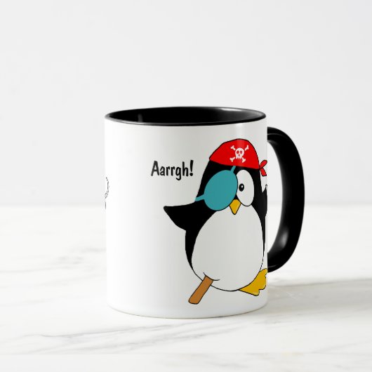 Pirate Penguin Mok (Voorkant rechts)