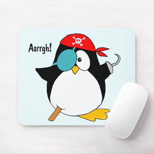Pirate Penguin Muismat (Met muis)