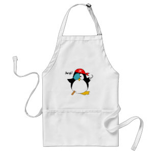 Pirate Penguin Standaard Schort