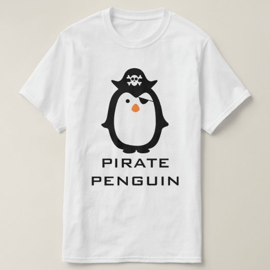 Pirate Penguin T-shirt (Design voorkant)