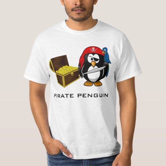Pirate Penguin T-shirt (Voorkant)