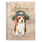 Pirate Pet Beagle Notitieboek (Voorkant)