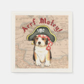Pirate Pet Beagle Servet (Voorkant)