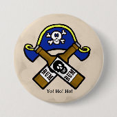 Pirate Pet en Rum Button (Voorkant)