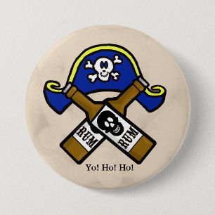 Pirate Pet en Rum Button