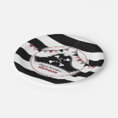 Pirate Pet Verjaardag Papieren Bordje (Gekanteld)