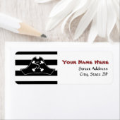 Pirate Pet Verjaardagsadreslabel Etiket (Insitu)