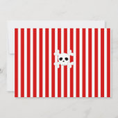 Pirate Photo Birthday Party Invitations Kaart (Achterkant)