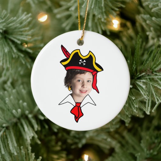Pirate Photo Booth Keramisch Ornament (Boom)
