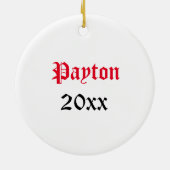 Pirate Photo Booth Keramisch Ornament (Achterkant)