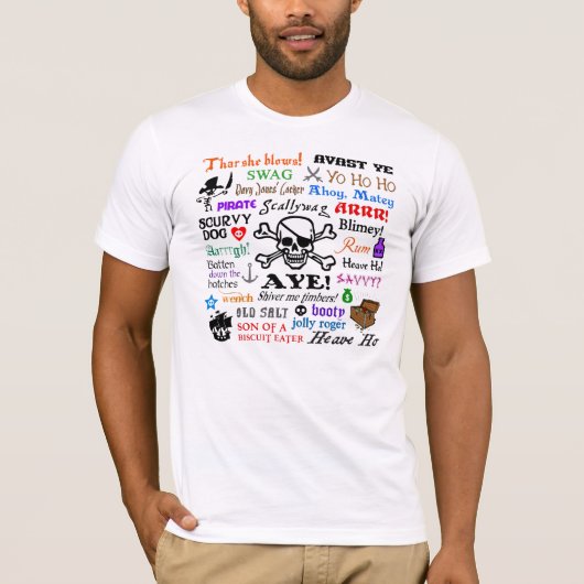 Pirate Phrases T-shirt (Voorkant)
