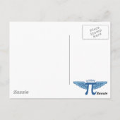 Pirate Pi Day Gear Briefkaart (Achterkant)