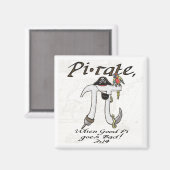 Pirate Pi Day Gear Magneet (Voorkant / Achterkant)