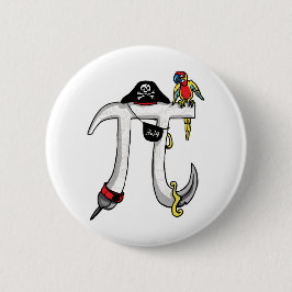 Pirate Pi Day Gear Ronde Button 5,7 Cm