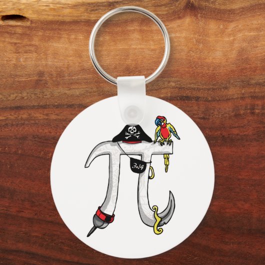 Pirate Pi Day Gear Sleutelhanger (Voorkant)