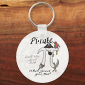 Pirate Pi Day Gear Sleutelhanger (Voorkant)