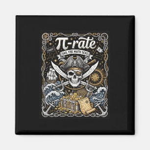 Pirate Pi Tarief Voor Pi Dag Wiskunde Piraten Lera Magneet