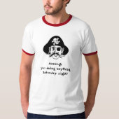 Pirate pick-up line t-shirt (Voorkant)