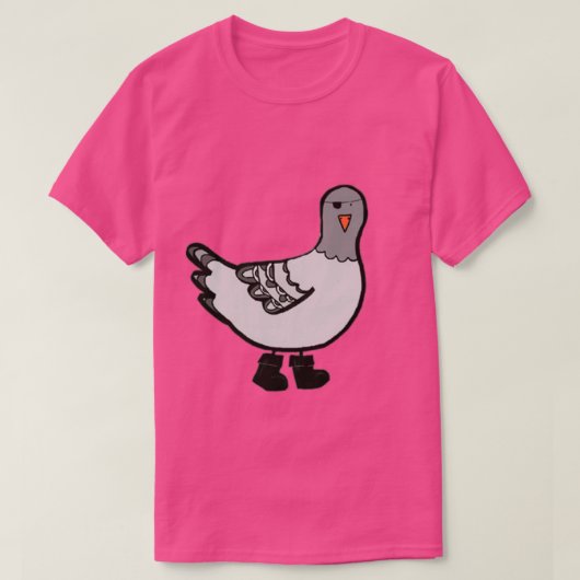 Pirate Pigeon T-shirt (Design voorkant)