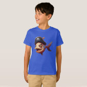 Pirate Piranha T-shirt (Voorkant volledig)