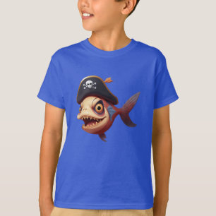 Pirate Piranha T-shirt