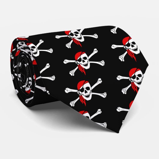 Pirate, Pirate, Pirate, Pirate, Pirate, Pirate, Pi Stropdas (Opgerold)