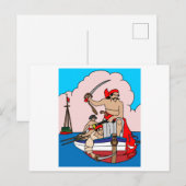Pirate Pirate Ship Treasure Island Briefkaart (Voorkant / Achterkant)