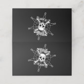 Pirate Plaatskaartje (Buitenkant ongevouwen)