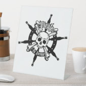 Pirate Plastic voetstuk teken Reclamebord Met Voetstuk (Insitu)