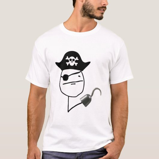Pirate Poker Meme Shirt (Voorkant)