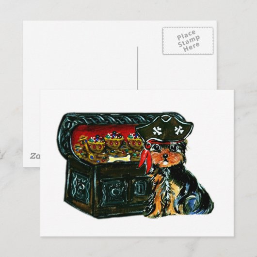 Pirate Poo Briefkaart (Voorkant / Achterkant)