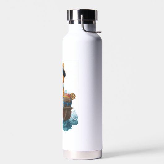 Pirate Poodle � Grappige Hond Waterfles (Links)
