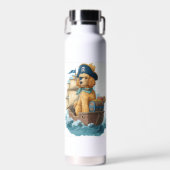 Pirate Poodle � Grappige Hond Waterfles (Voorkant)
