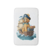 Pirate Poodle � Grappige Zeehond Badmat (Voorkant Verticaal)