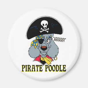 Pirate Poodle Magneet