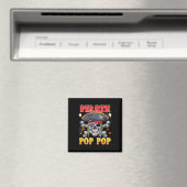 Pirate Pop-pop schedel Crossbones Halloween Kostuu Magneet (Insitu (Vaatwasser))
