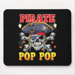 Pirate Pop-pop schedel Crossbones Halloween Kostuu Muismat