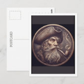 Pirate. Postcard Briefkaart (Voorkant / Achterkant)