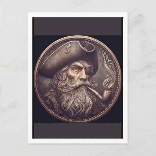 Pirate. Postcard Briefkaart (Voorkant)