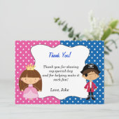 Pirate Princess Bedankt voor je kaartje. (Staand voorkant)