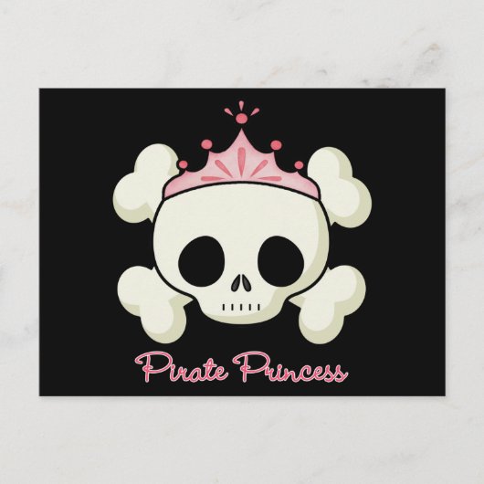 Pirate Princess Briefkaart (Voorkant)