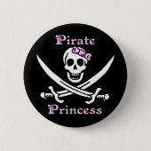 Pirate Princess Button (Voorkant)