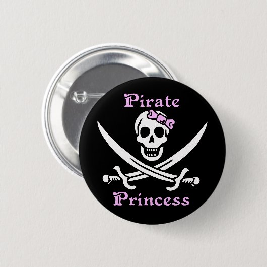 Pirate Princess Button (Voorkant /achterkant)