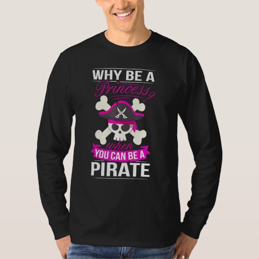 Pirate Princess Costume Women Pirates Booty Pirate T-shirt (Voorkant)