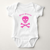 Pirate Princess Crossbones Romper (Voorkant)