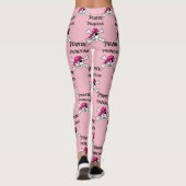 Pirate Princess met roze schedel Leggings (Achterkant)